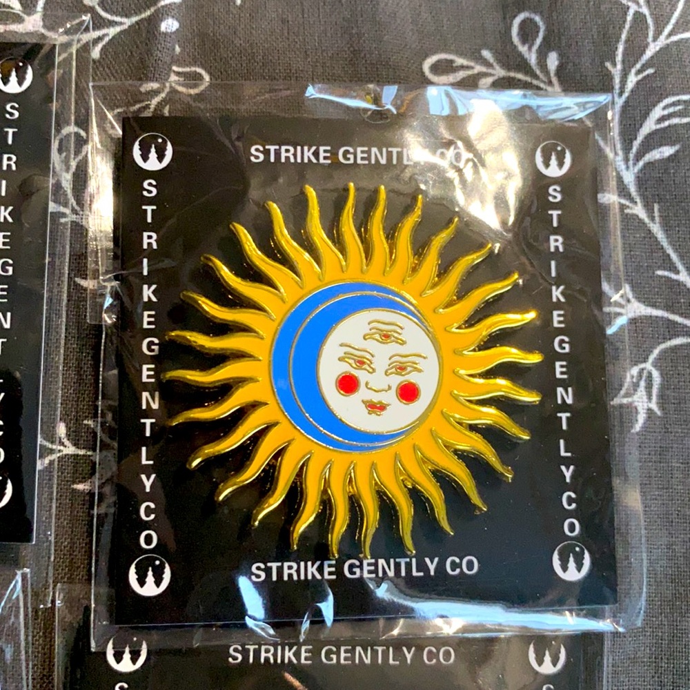 Strike Gently Pin